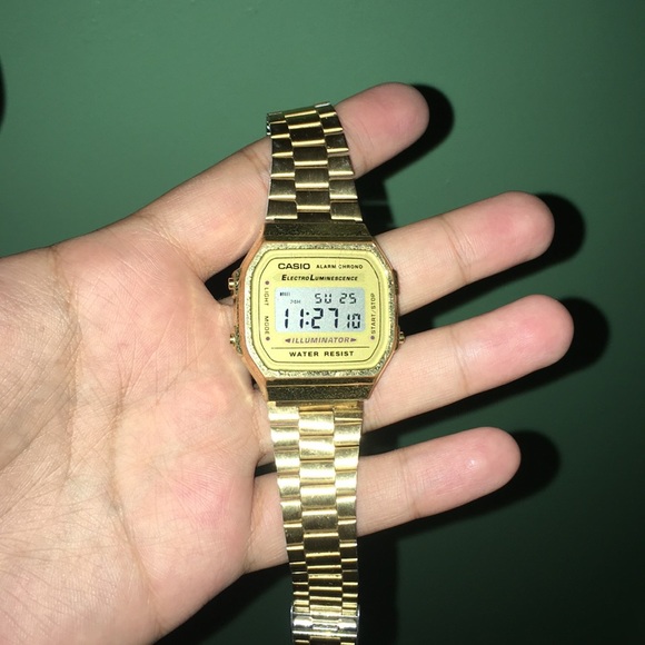 casio gold watch